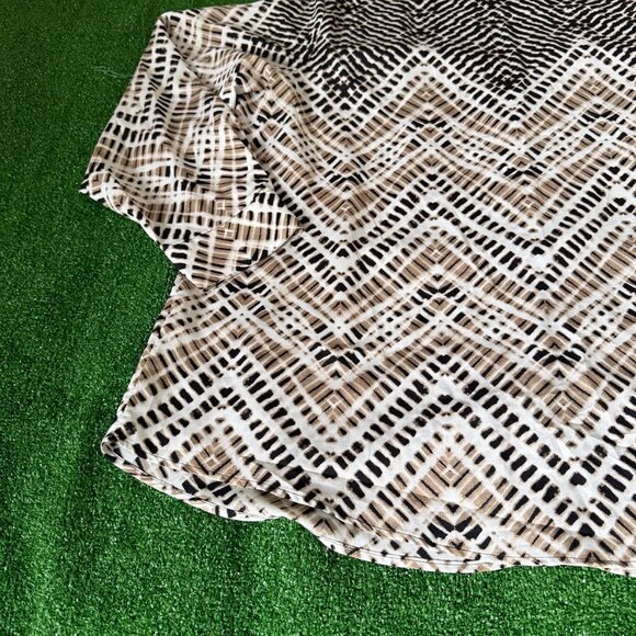 Calvin Klein Long Sleeve Button Front Mandarin Collar Tunic Shirt Plus Size 2X - Picture 11 of 12